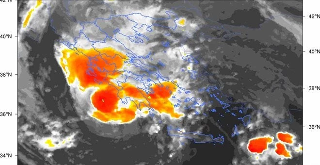 Αστεροσκοπείο: Εξασθενεί ο μεσογειακός κυκλώνας αλλά παραμένει επικίνδυνος